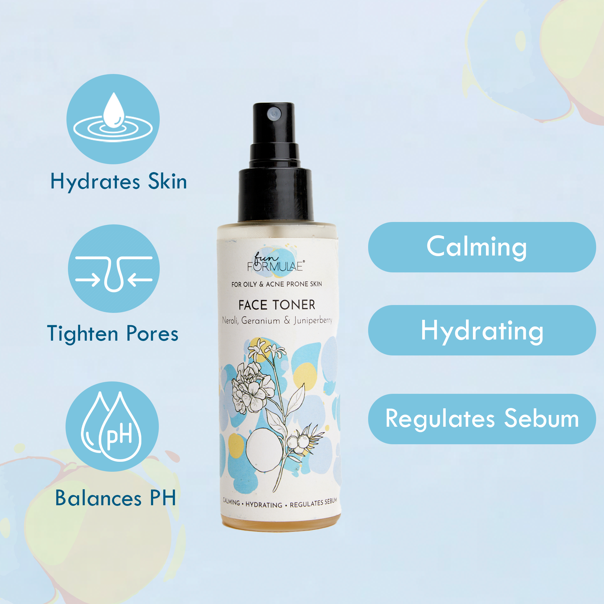 CALMING HYDRATING SEBUM REGULATING FACE TONER