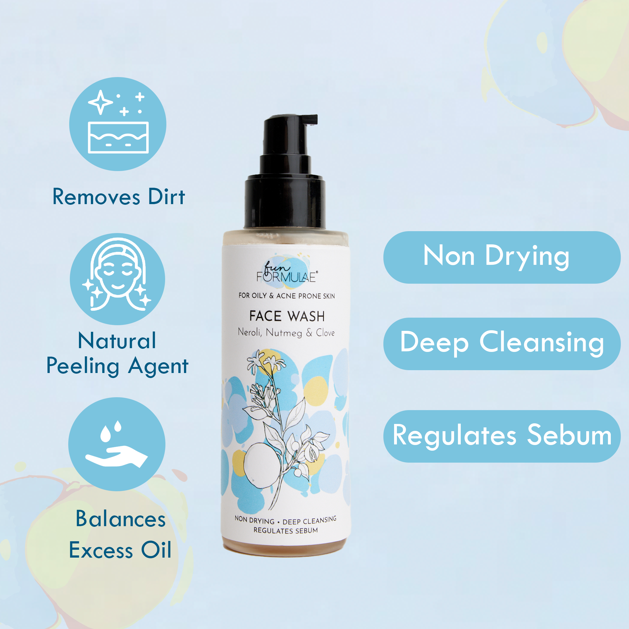 DEEP CLEANSING SEBUM REGULATING FACE WASH