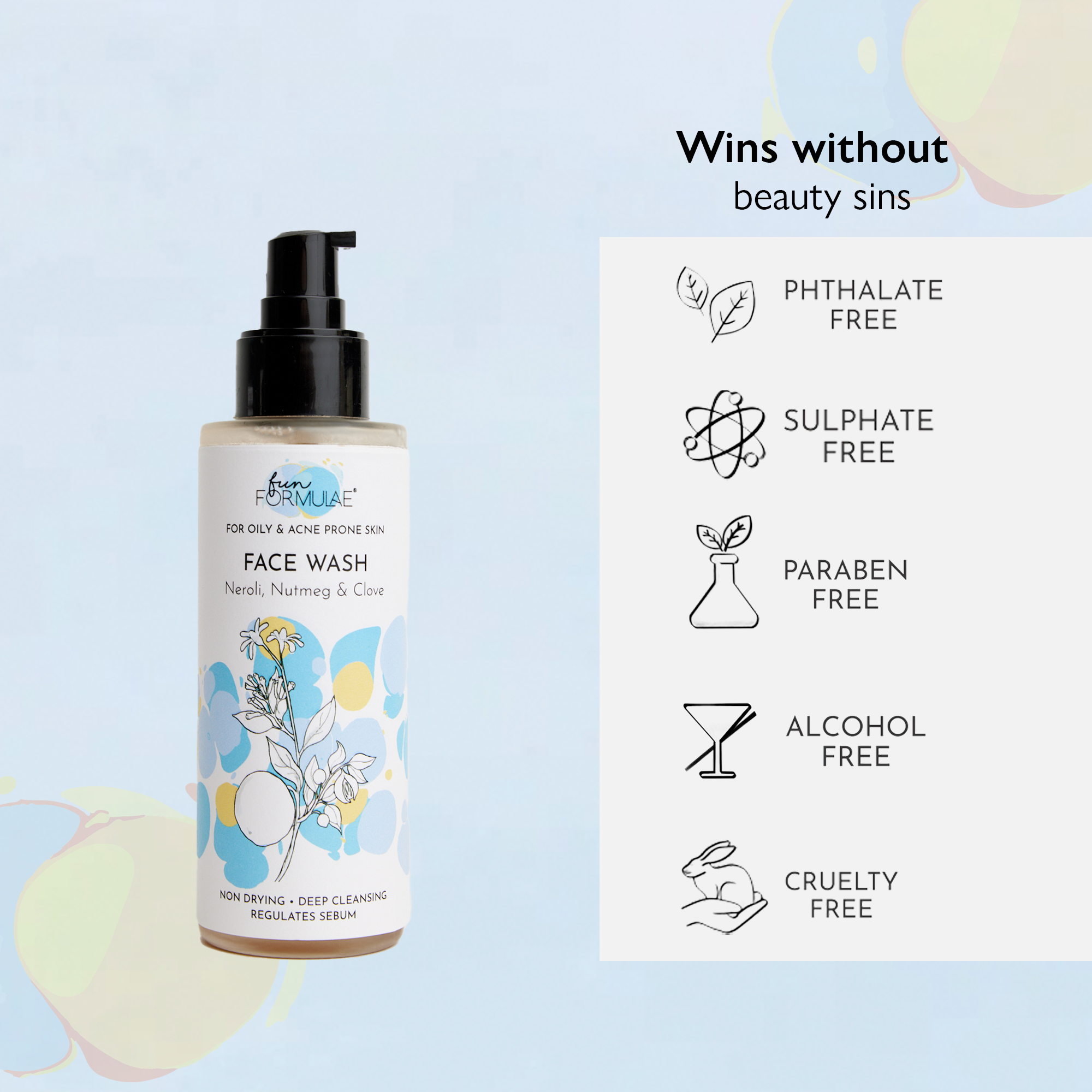 DEEP CLEANSING SEBUM REGULATING FACE WASH