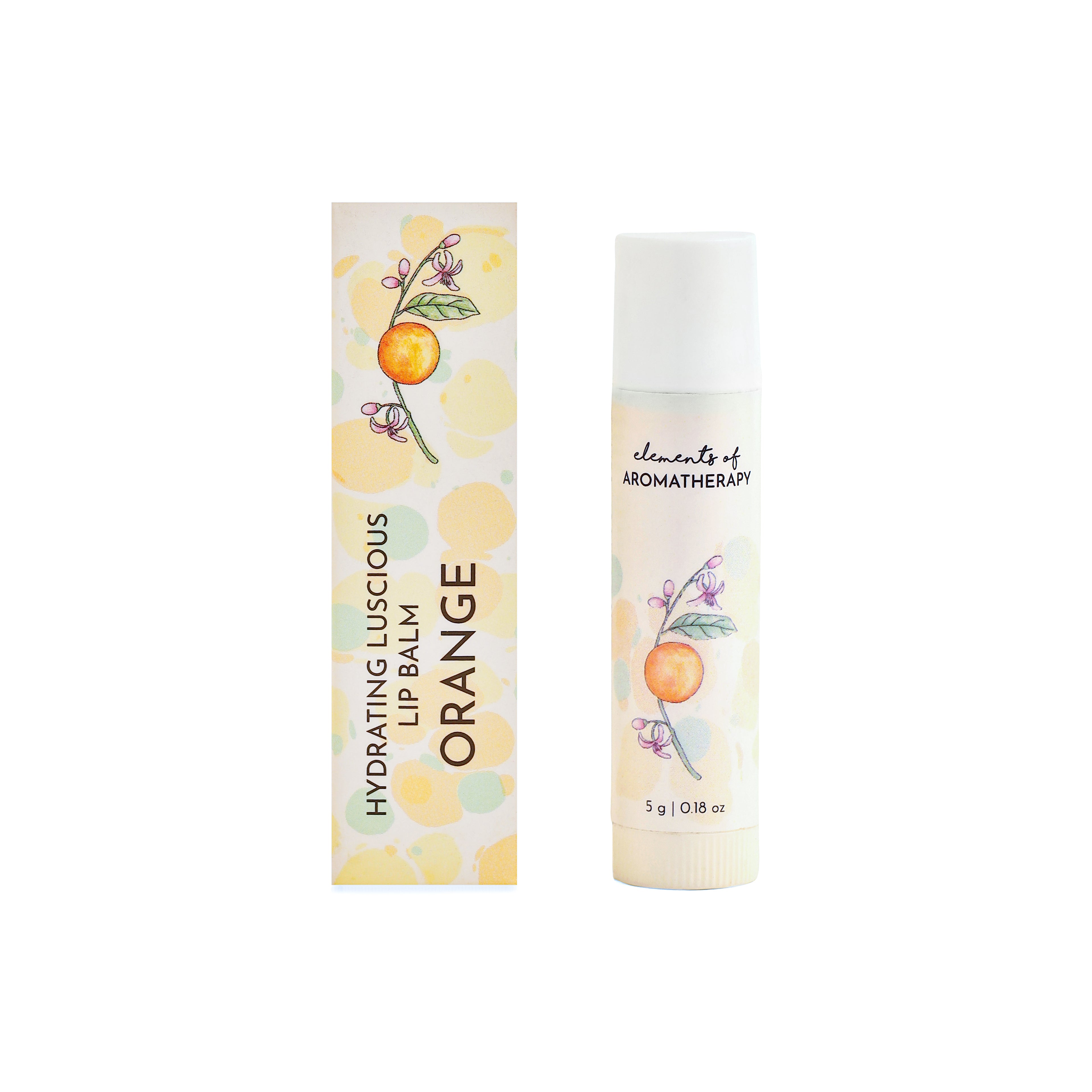REVITALIZING ORANGE LIP BALM FOR CHAPPED LIPS