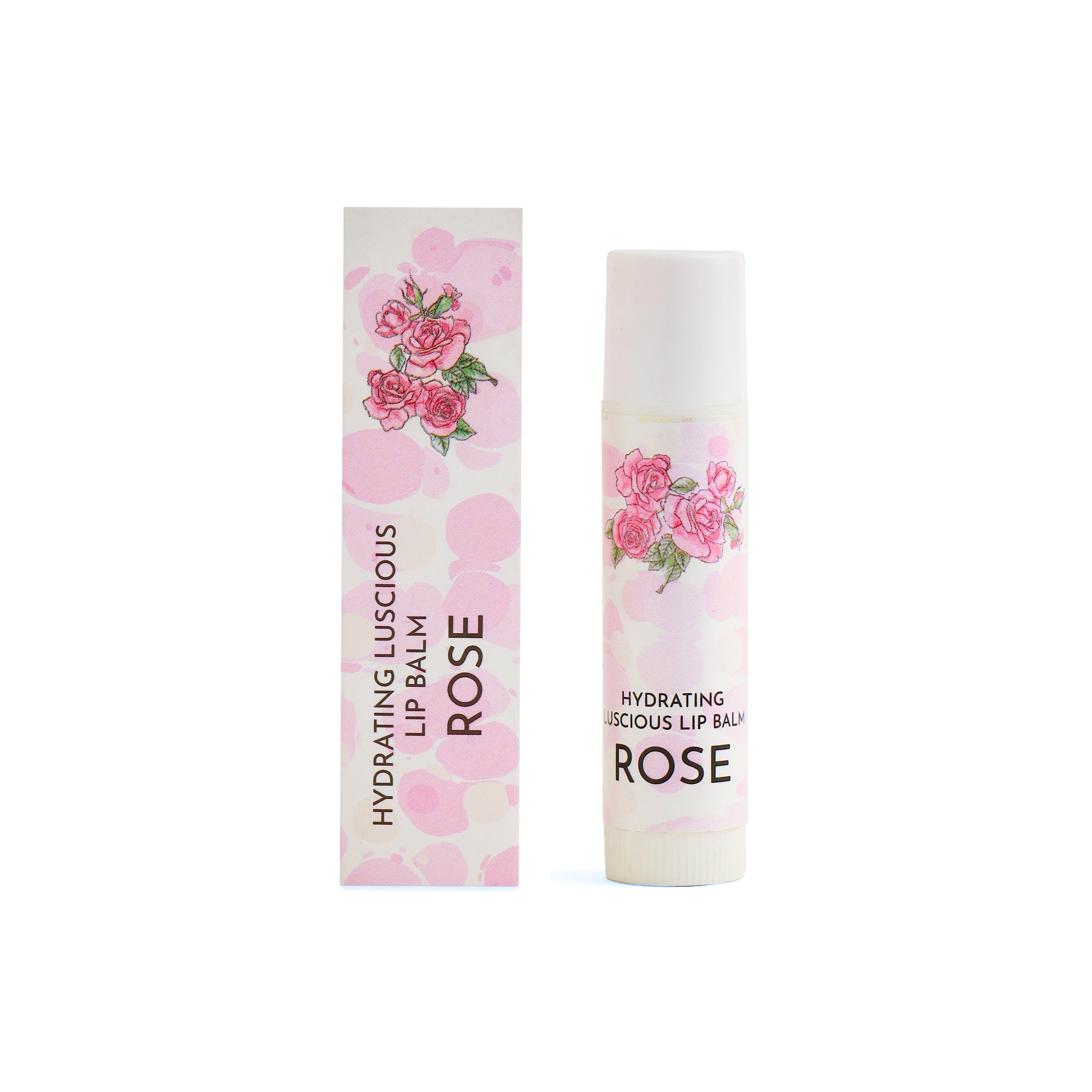 Hydrating Rose Lip Balm for Dry Lips