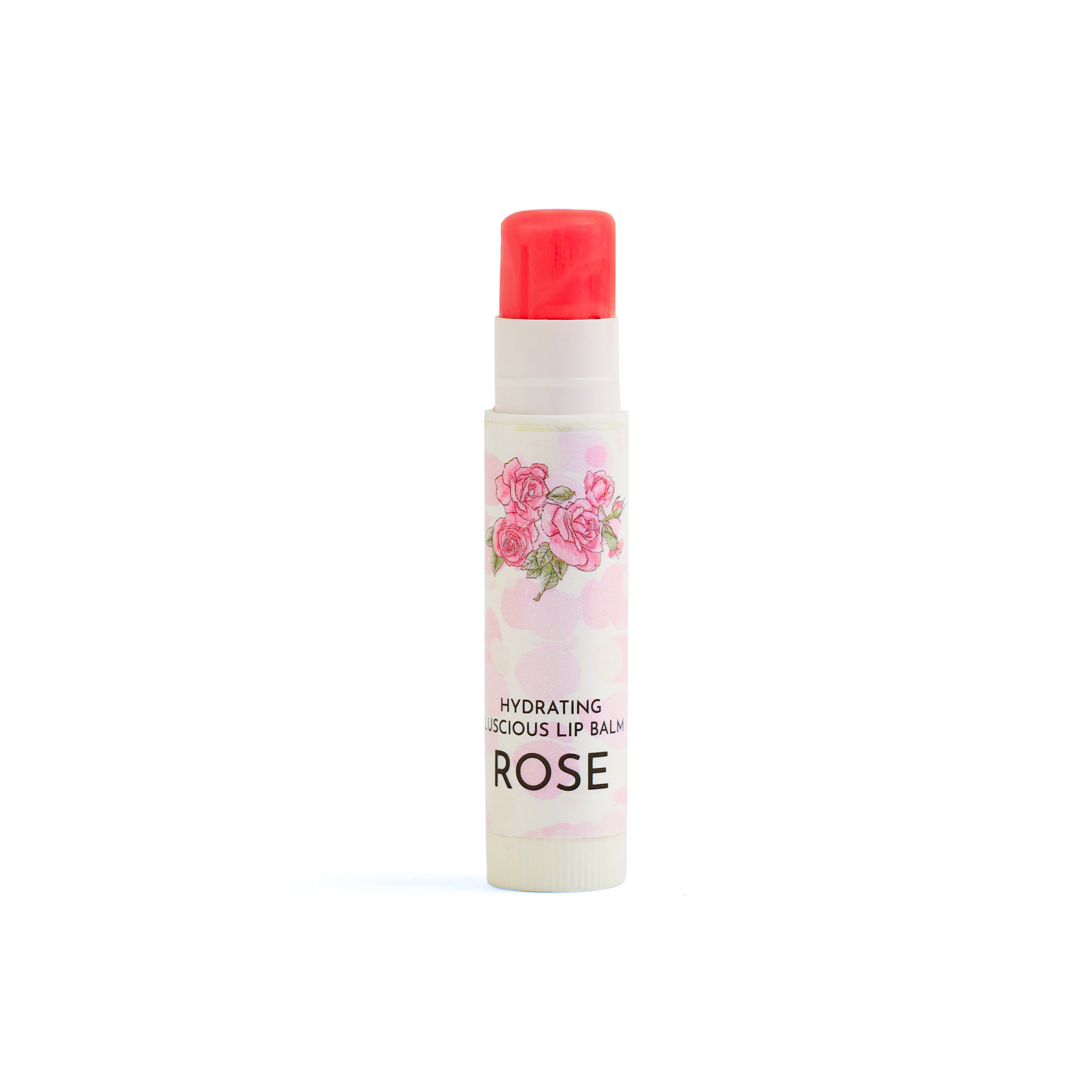 Hydrating Rose Lip Balm for Dry Lips