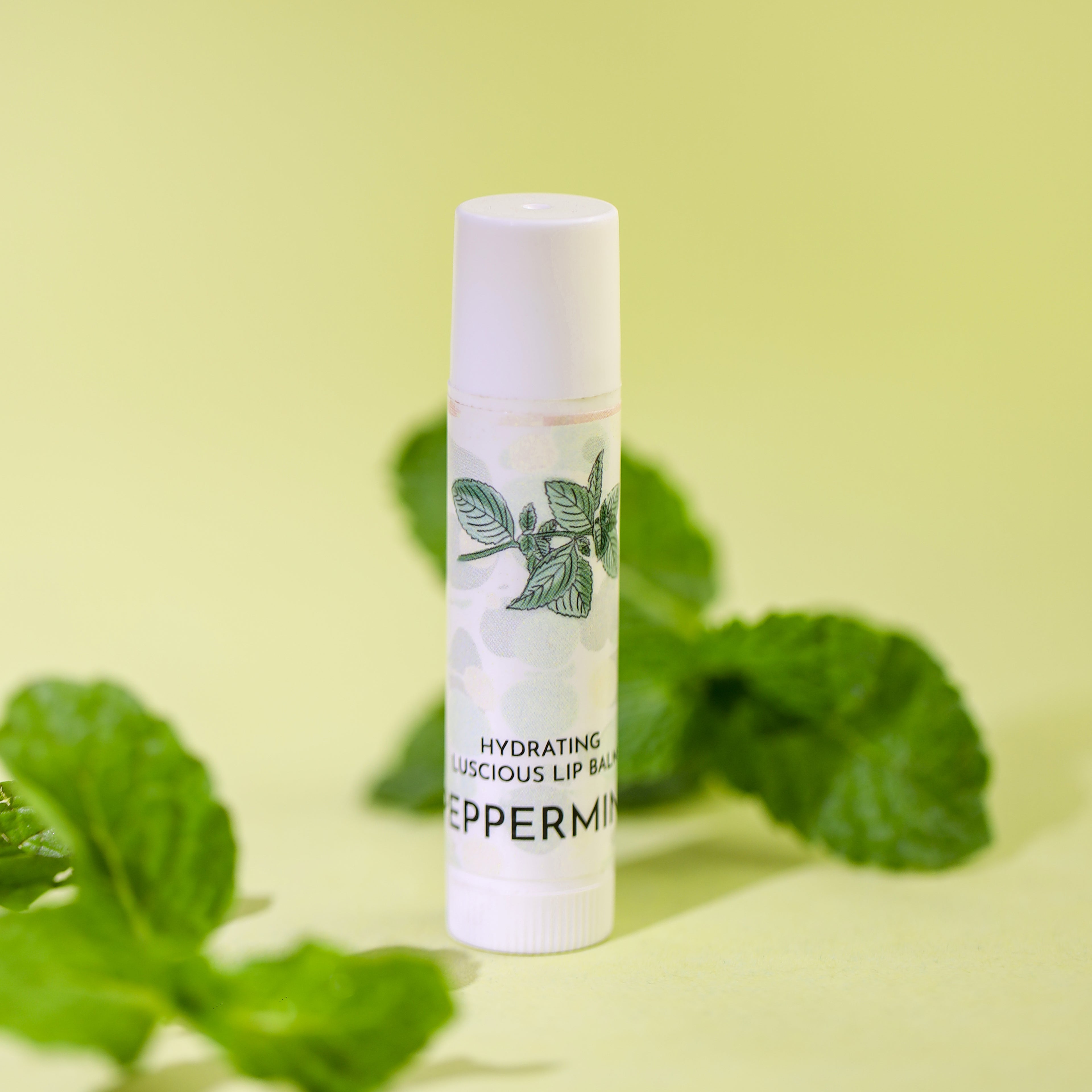 Cooling Peppermint Lip Balm for Irritation Relief