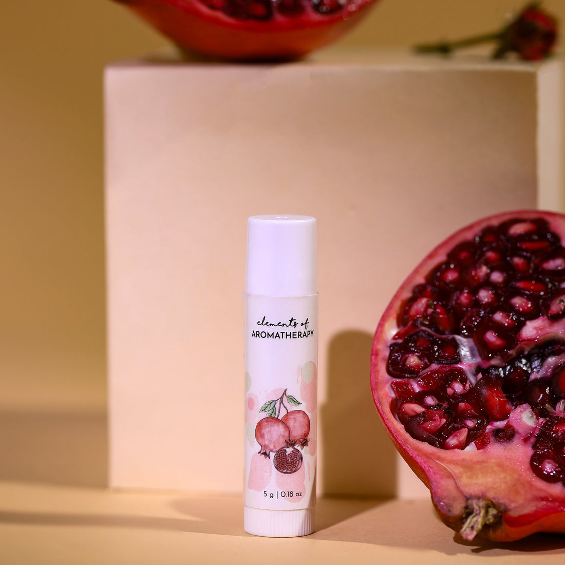 Restorative Pomegranate Lip Balm for Plump Lips
