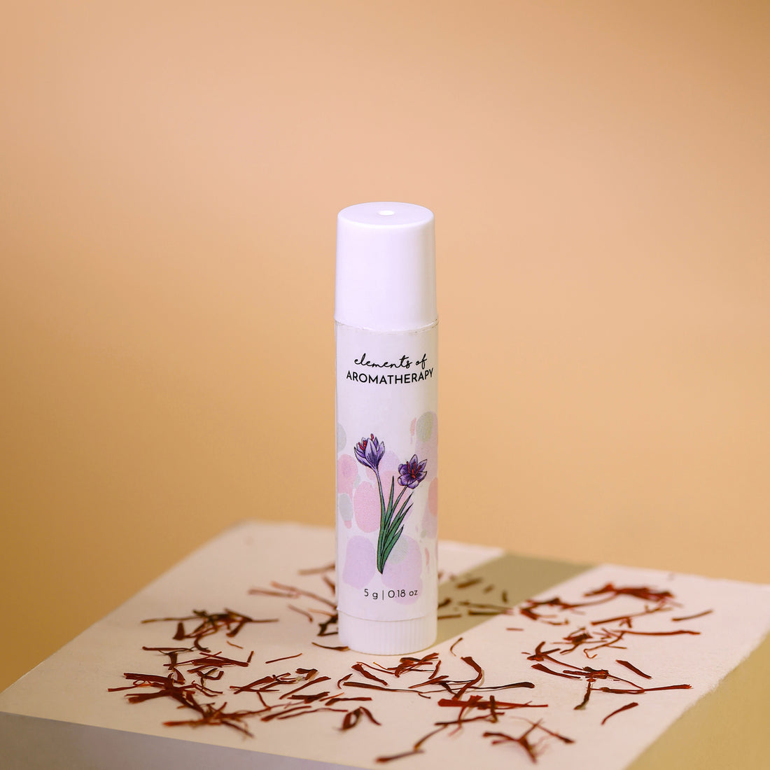 Brightening Saffron Lip Balm for Glowing Lips