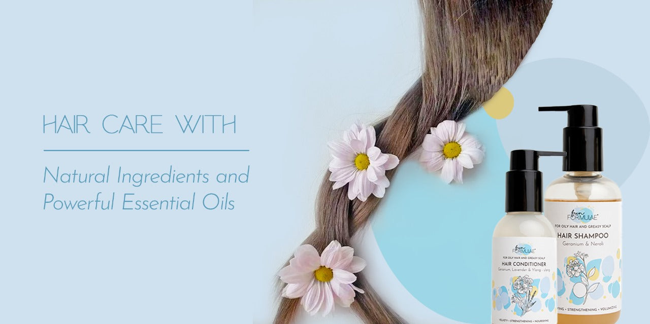 Hair Care with Natural Ingredients and Powerful Essential Oils