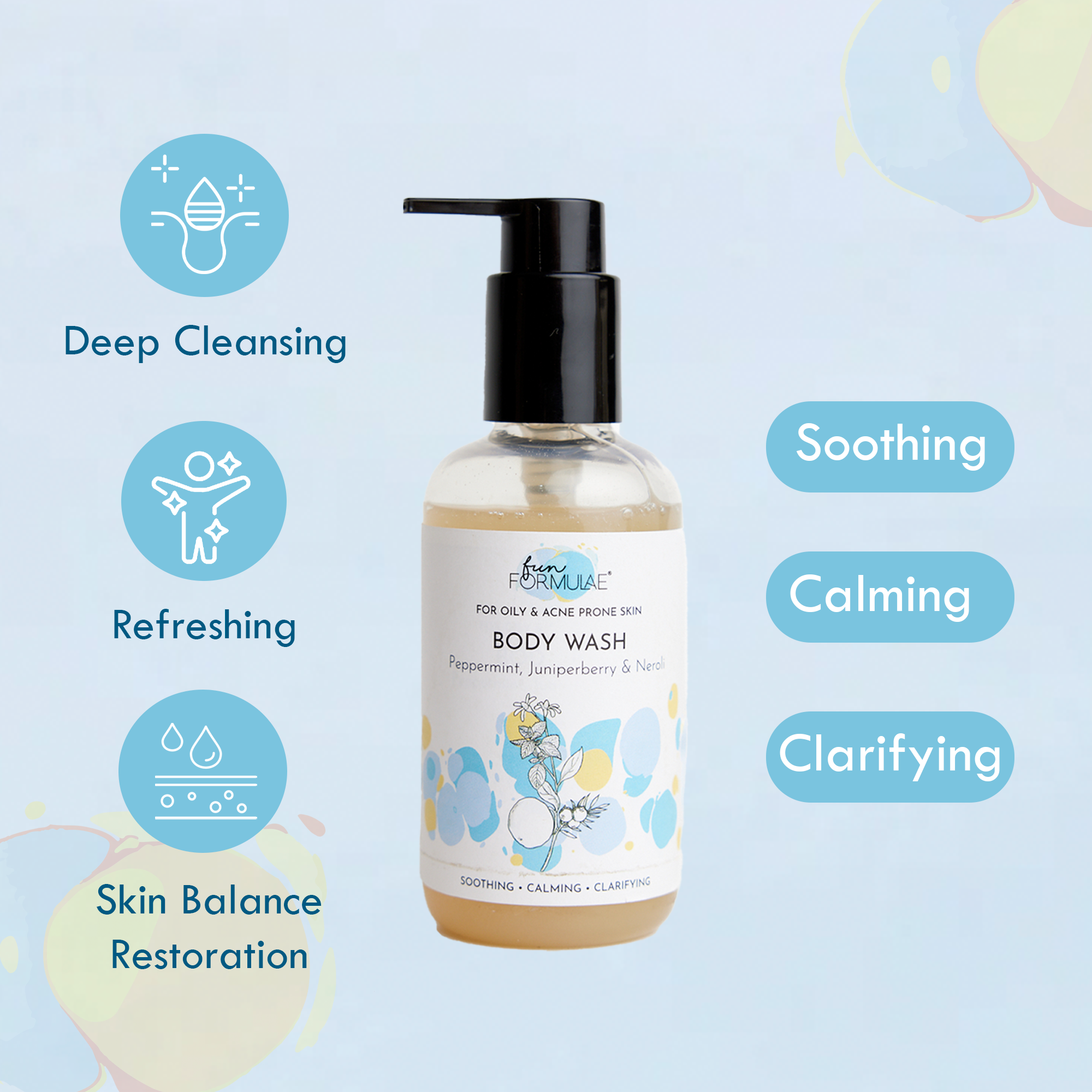 SOOTHING CALMING CLARIFYING BODY WASH